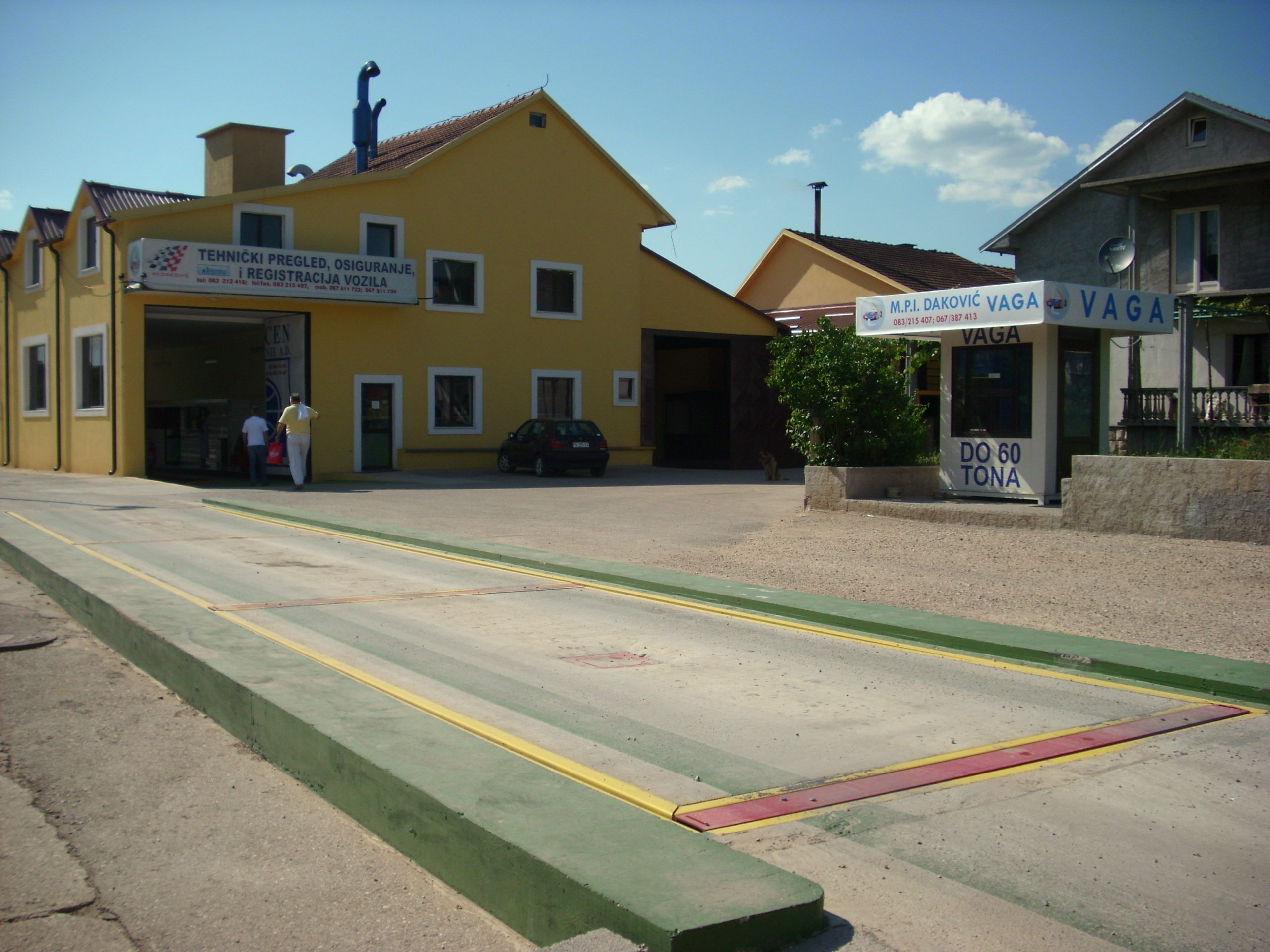 Betonska fiksna vaga